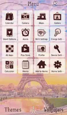 Paris Wallpaper Parisian Twilight Theme android App screenshot 3