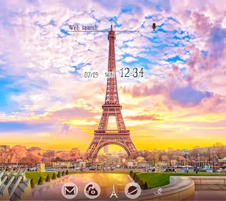 Paris Wallpaper Parisian Twilight Theme android App screenshot 4